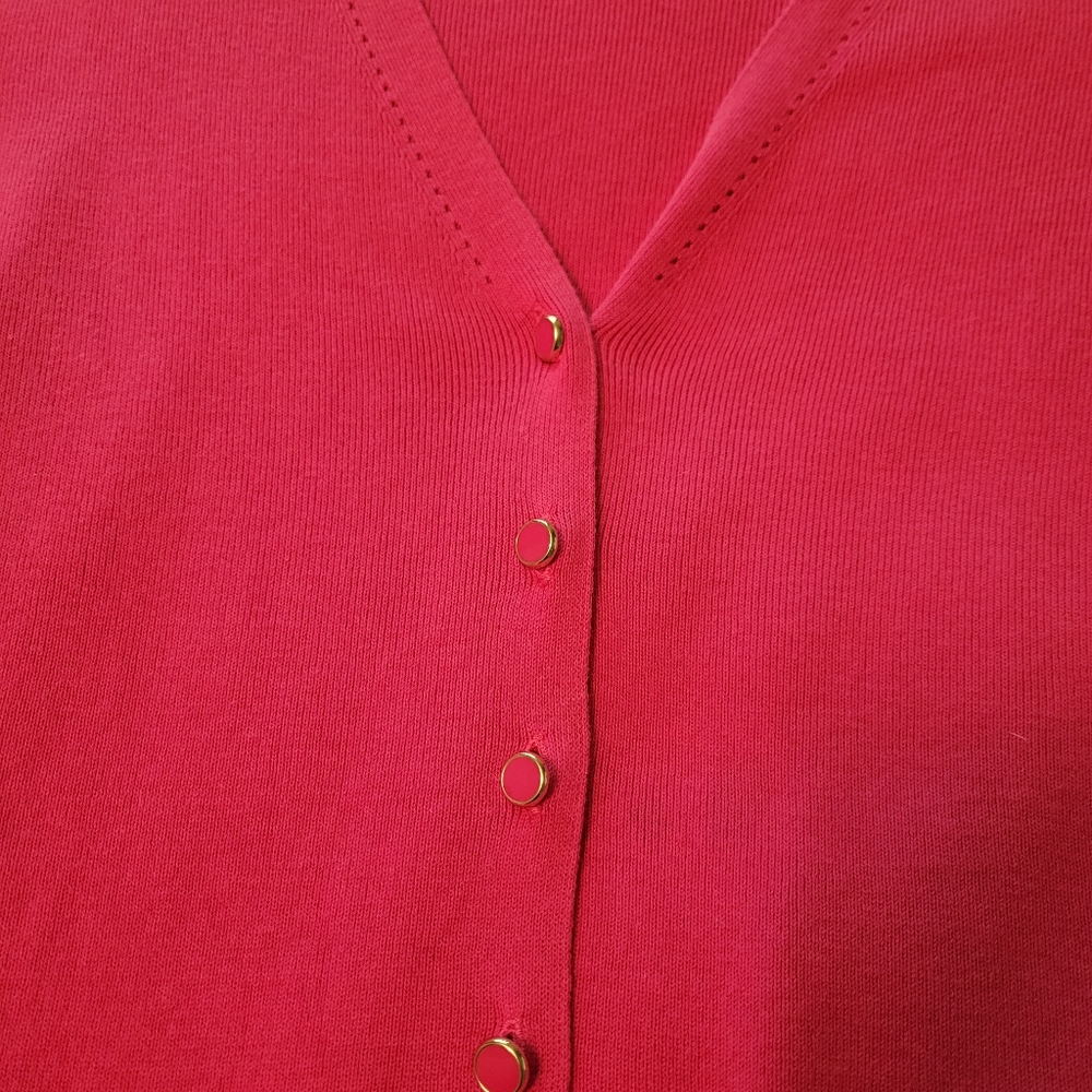Talbots Pink Kelly Cardigan - Picture 3 of 6